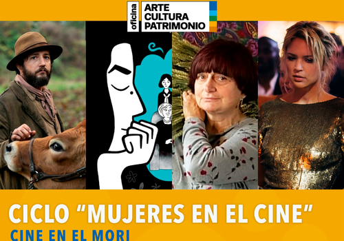 Afiche del evento ""Mujeres en el Cine" del Ciclo de Cine en el Mori"
