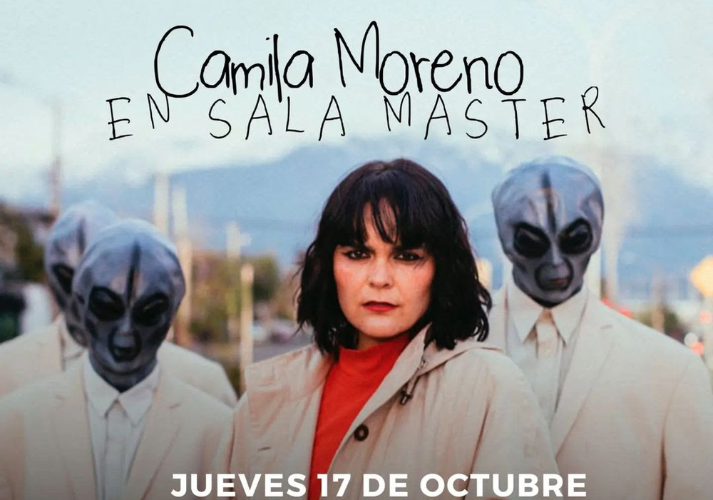 Afiche del evento "Camila Moreno en Sala Master"