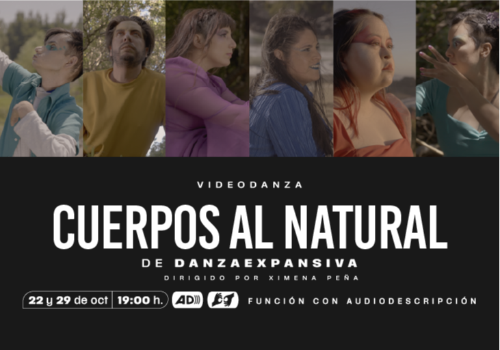 Afiche del evento "Cuerpos al natural"