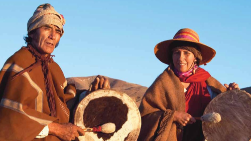 Afiche de "Documental Tesoros Humanos Vivos: Comunidad Colla del Río Jorquera y sus afluentes"