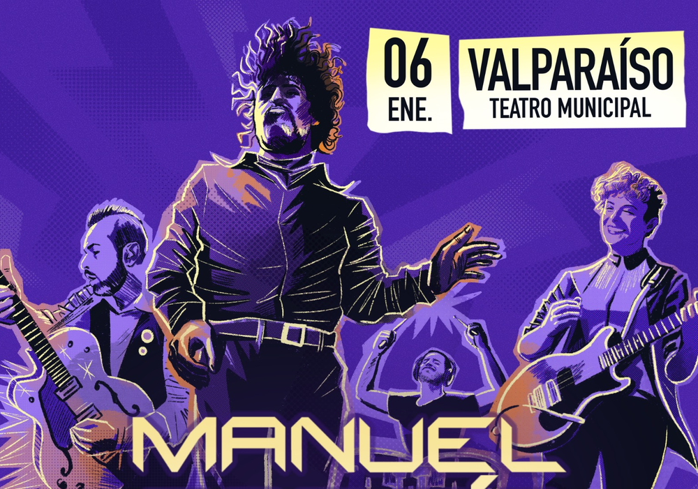 Afiche del evento "Manuel Garcia + Banda"