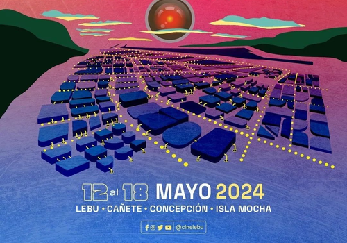 Afiche del evento "Festival Cine Lebu 2024"