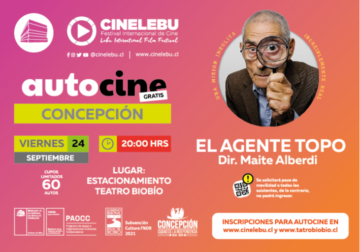 Afiche del evento "Autocine gratis en Concepción"