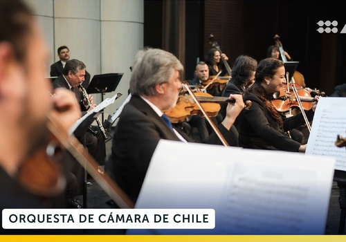 Afiche del evento "Rita, Orquesta de Cámara de Chile en Lago Ranco"