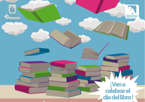 Afiche del evento "Liberación de libros en la Biblioteca de Pirque"