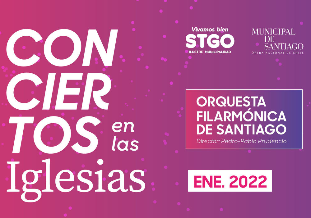 Afiche del evento "Conciertos en las iglesias"