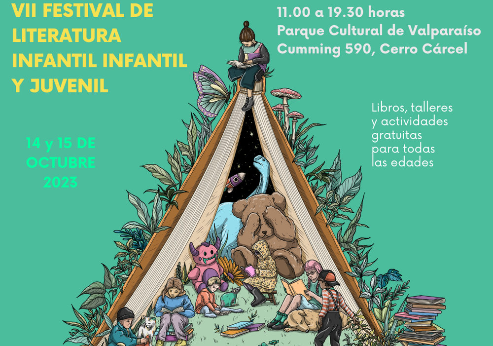 Afiche del evento "7º edición de Festival de Literatura Infantil y Juvenil"