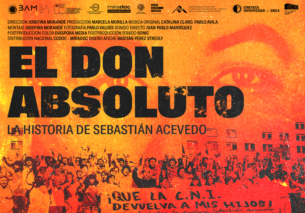 Afiche del evento "El don absoluto. La historia de Sebastián Acevedo - Ovalle"