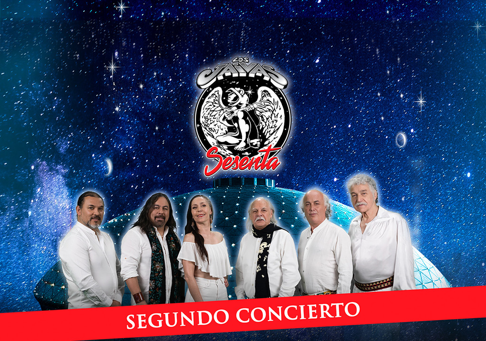Afiche del evento "Los Jaivas Sesenta - Santiago"