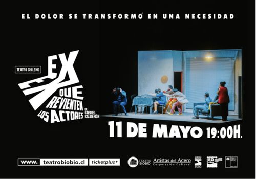 Afiche del evento "EX-que revienten los actores"