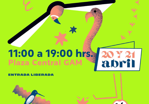 Afiche del evento "Día del Libro 2024 en GAM"