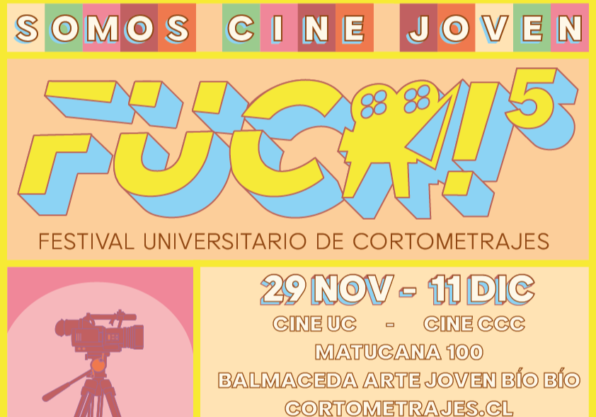 Afiche del evento "FUC! Festival Universitario de Cortometrajes 5"
