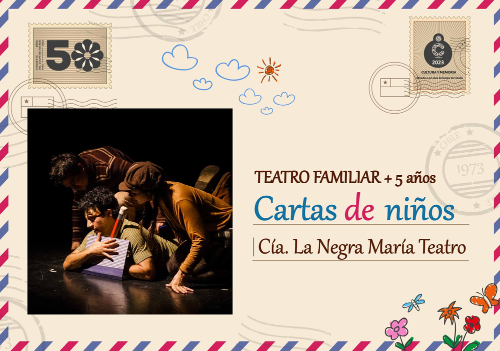 Afiche del evento "Ha llegado «Cartas de niños» a Independencia Cultural"