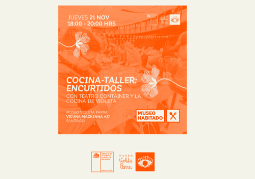 Afiche del evento "Cocina-Taller: Encurtidos"