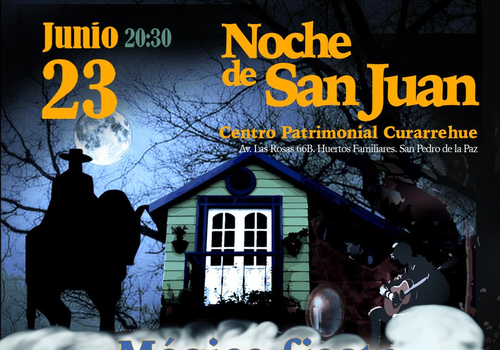 Afiche del evento "Noche de San Juan, Tertulia Cultural"