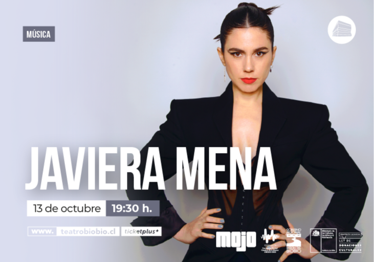 Afiche del evento "Javiera Mena"