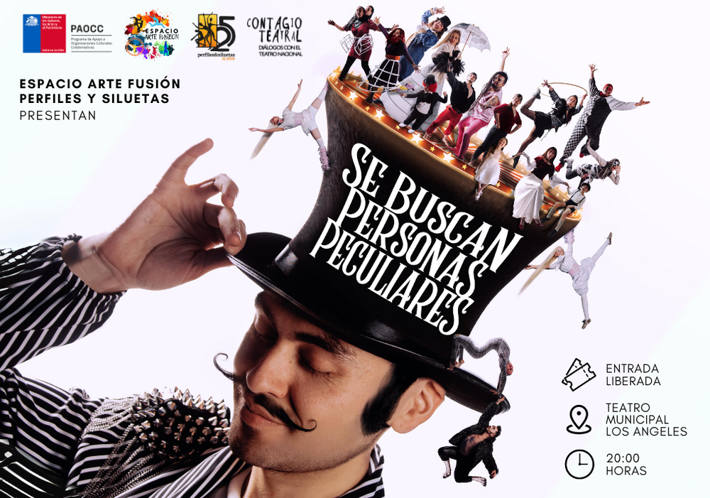 Afiche del evento "Musical: Se Buscan Personas Peculiares"