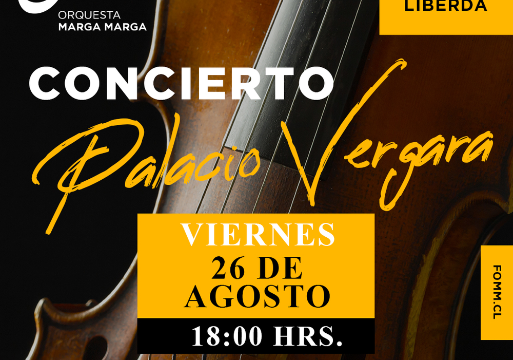 Afiche del evento "Concierto Museo Palacio Vergara"