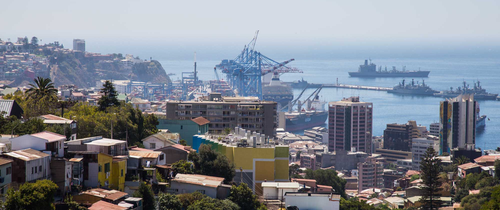 Afiche de "Área histórica de la ciudad puerto de Valparaíso"