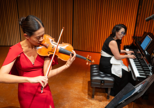 Afiche del evento "Música UC: Tríos románticos de Mendelssohn y Schubert"