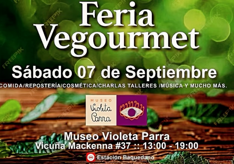 Afiche del evento "Feria Vegourmet"