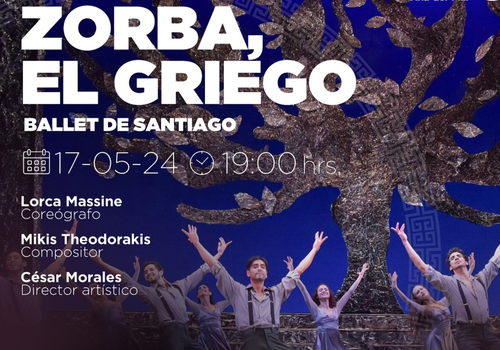 Afiche del evento "Zorba, El Griego"