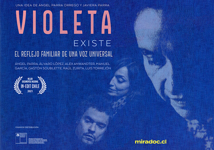 Afiche del evento "Violeta existe - Cineteca Nacional de Chile"