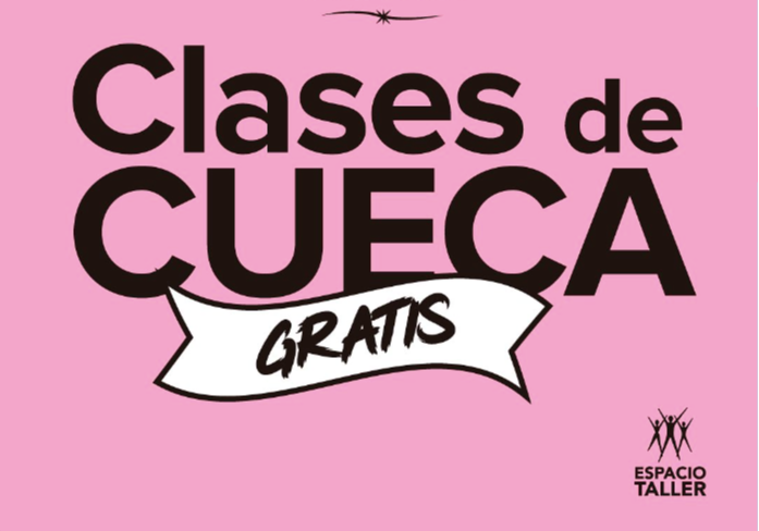 Afiche del evento "Clases de cuecas en Espacio Taller"