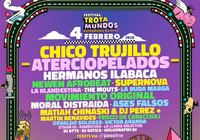 Afiche del evento "Festival Trotamundos Quilpué"
