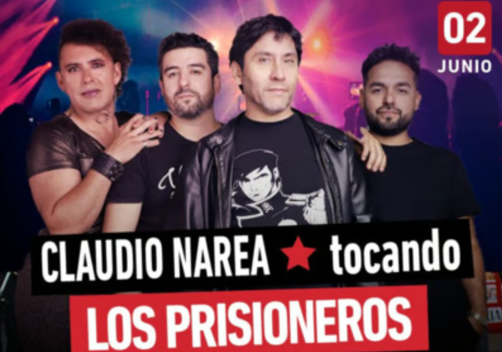 Afiche del evento "Claudio Narea en TERRA VIVA"