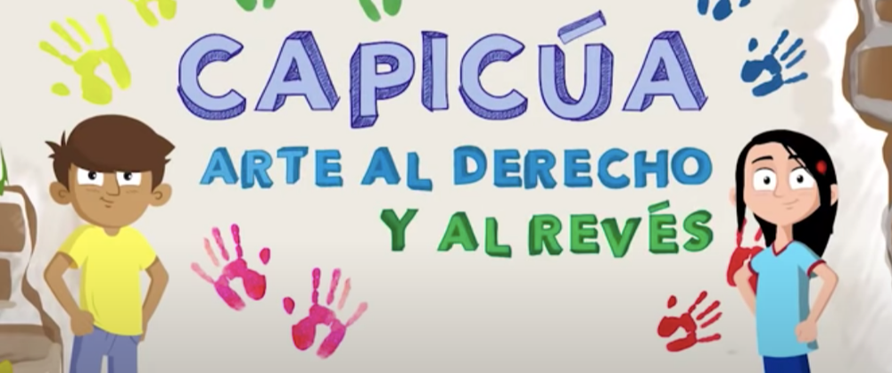 Afiche de "#AprendoEnCasa: Clases de arte para niños - Capicúa"