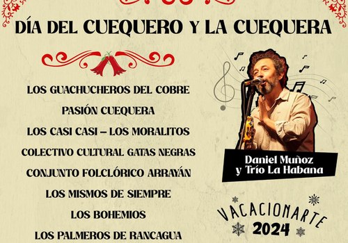 Afiche del evento "Día del Cuequero y la Cuequera en Casa de la Cultura de Rancagua"