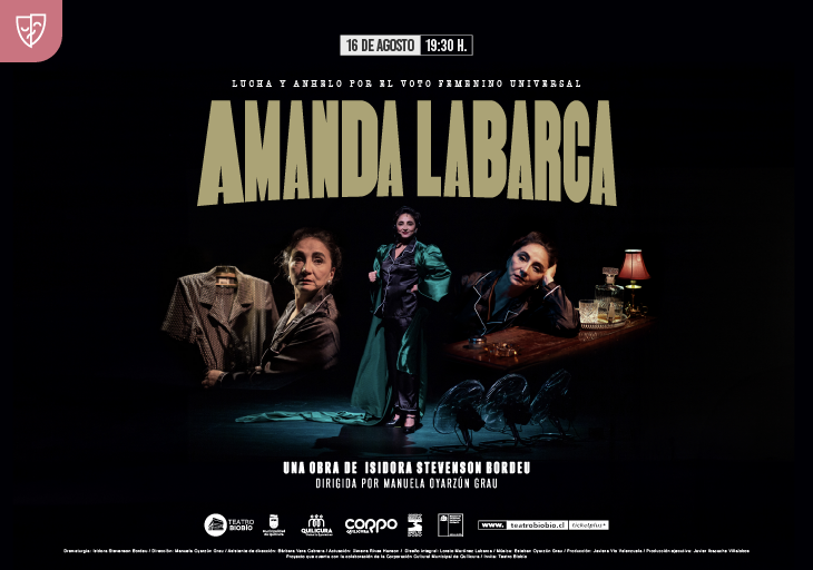 Afiche del evento "Amanda Labarca"