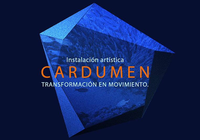 Afiche del evento "Instalación artística «Cardumen: Transformación en movimiento» en el Parque Bicentenario"