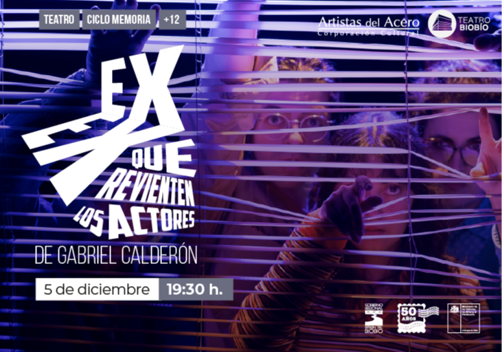 Afiche del evento "EX-que revienten los actores"