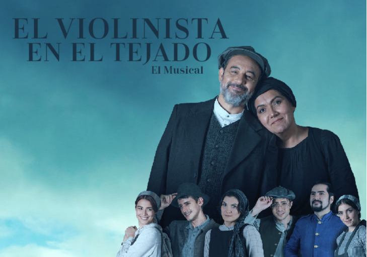 Afiche del evento "El Violinista en el Tejado, El Musical"
