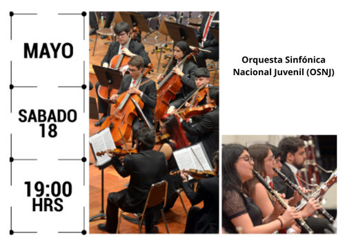 Afiche del evento "Concierto "Imágenes" de la Orquesta Sinfónica Nacional Juvenil (OSNJ)"