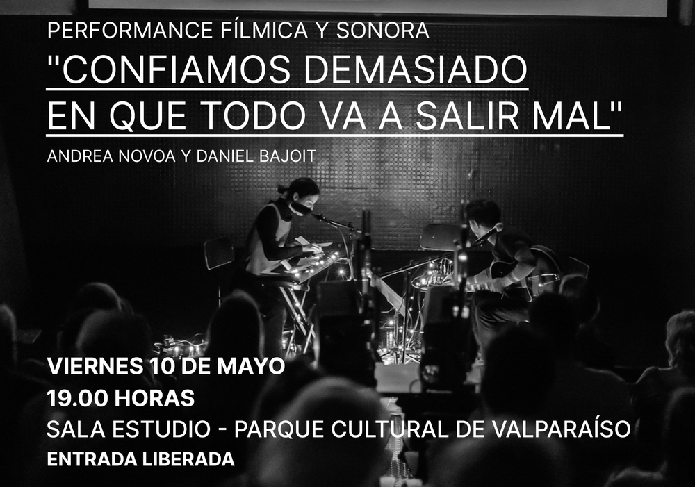 Afiche del evento "Performance "Confiamos demasiado en que todo iba a salir mal""