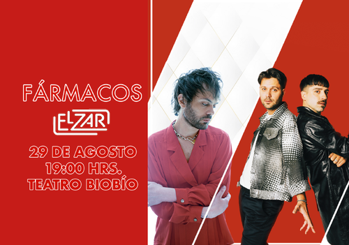 Afiche del evento "Fármacos + El Zar"