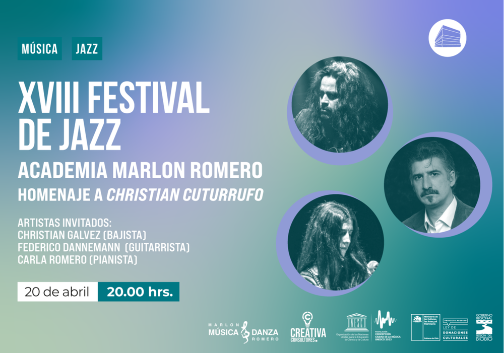 Afiche del evento "XVIII Festival de Jazz"