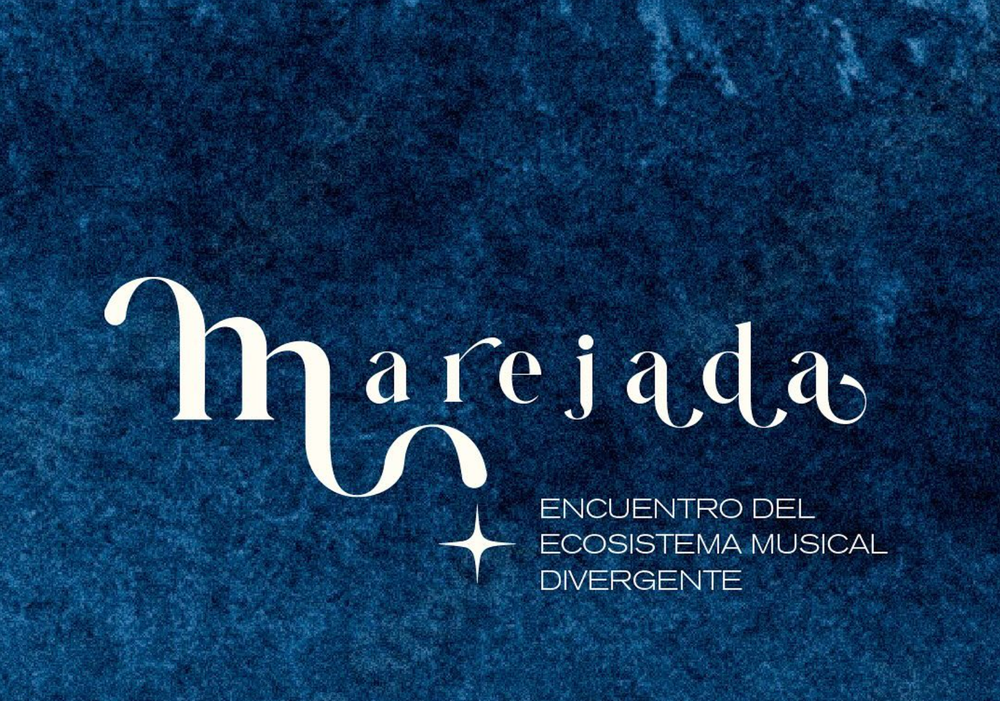 Afiche del evento "Marejada. 1º Encuentro del ecosistema musical divergente de Chile"