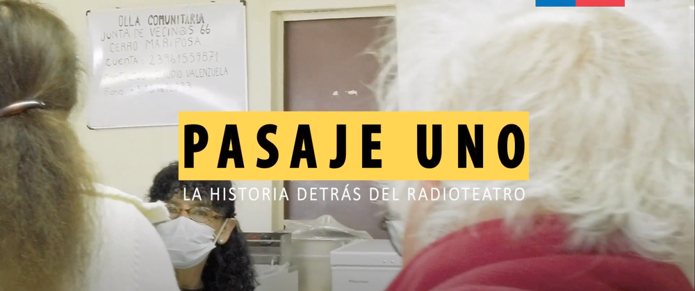 Afiche de "Registro Audiovisual: Pasaje uno"