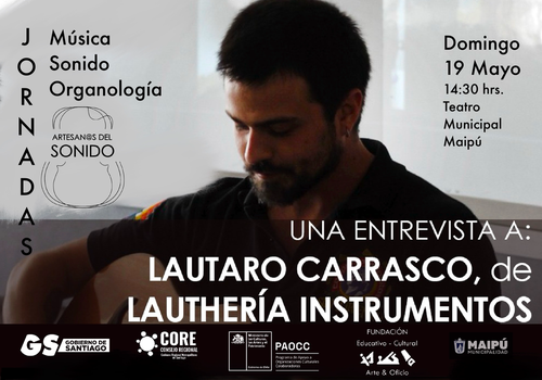 Afiche del evento "Jornadas MUSO - Lautaro Carrasco"