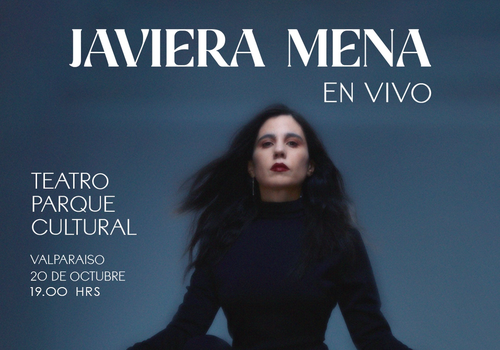 Afiche del evento "Javiera Mena Valparaíso"