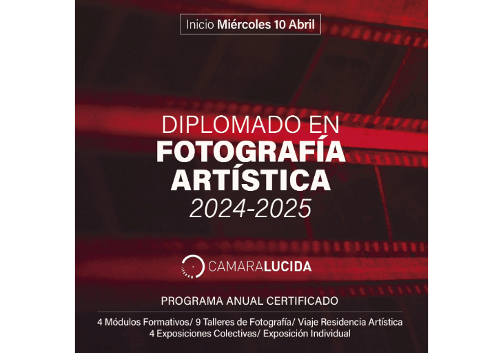 Afiche del evento "Diplomado Fotografía Artística 2024"