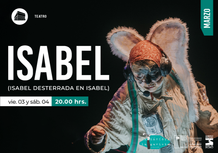 Afiche del evento "ISABEL (Isabel, desterrada en Isabel)"