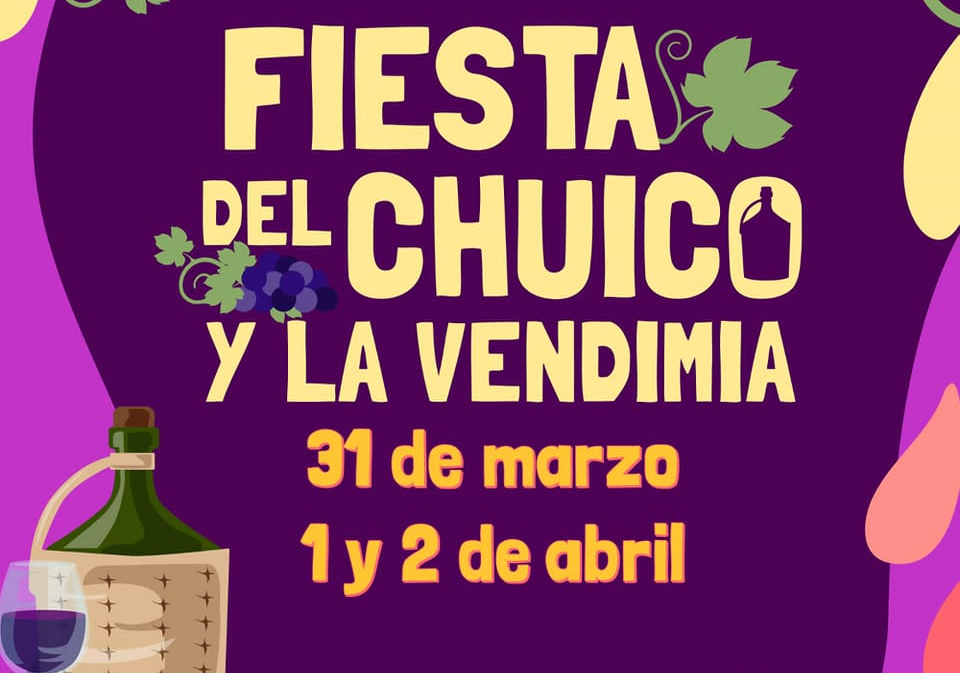 Afiche del evento "Fiesta del Chuico y la Vendimia 2023 Cauquenes"