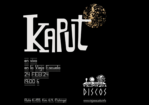 Afiche del evento "Kaput en vivo"