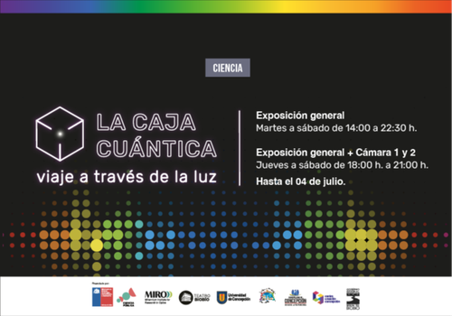 Afiche del evento "La Caja Cuántica"