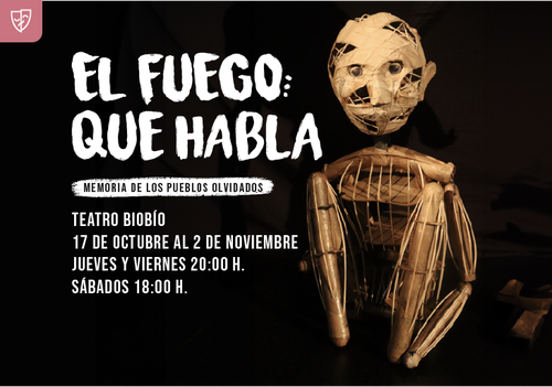 Afiche del evento "El fuego que habla"